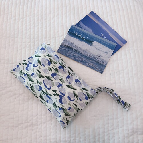 [Suxi Cloth Bag] Fresh and Cute Mini Hand-held Mobile Phone Bag Small Tote Bag Cotton Bag Wallet Makeup Storage Bag