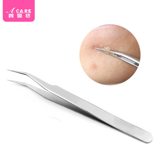 Free Shipping/10Y Cell Clip Ab1S48 - Angled Tip Clip for Home Use, Portable Acne Needle for Closed Comedones, Scraping and Fat Removal