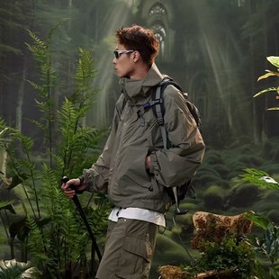 Anti-Uv Jacket for Men and Women in Summer Double-Chain Outdoor Sun Protection Skin Clothing Jacket Jacket Casual Sports