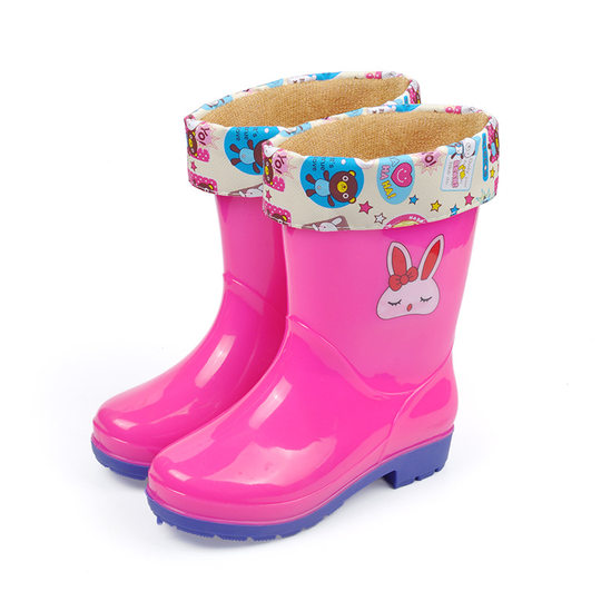 Factory wholesale children's rain boots boys and girls water shoes baby rain boots water boots in the tube large and small children children children