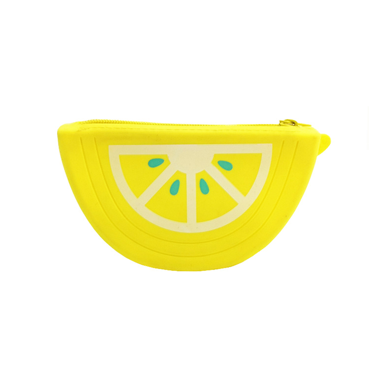 Bolsas de silicona de dibujos animados coreanos, bolsas de cambio de frutas, bolsas de almacenamiento de cable de datos de auriculares, bolsas de maquillaje de viaje de gran capacidad