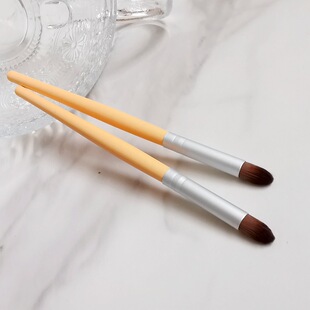 Wooden handle brush concealer brush round head brush brightening brush eye shadow brush high light brush detail brush blooming brush