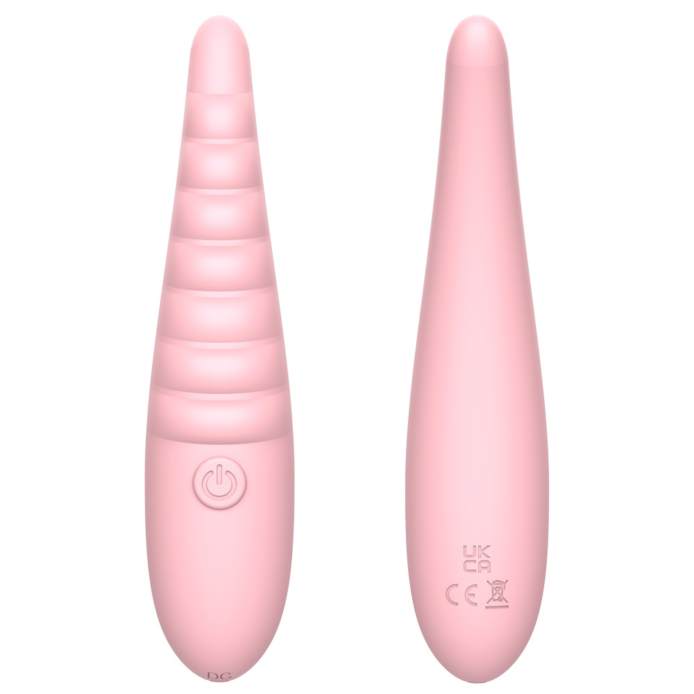 Liquid Silicone Threaded Vibrator For Couples And Women_voghion.com
