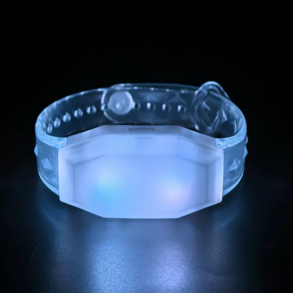 New Stadium-Controlled Led Bracelet Cheering Props Transparent Wristband Color-Changing Remote Control Light-Emitting Bracelet Concert Customization