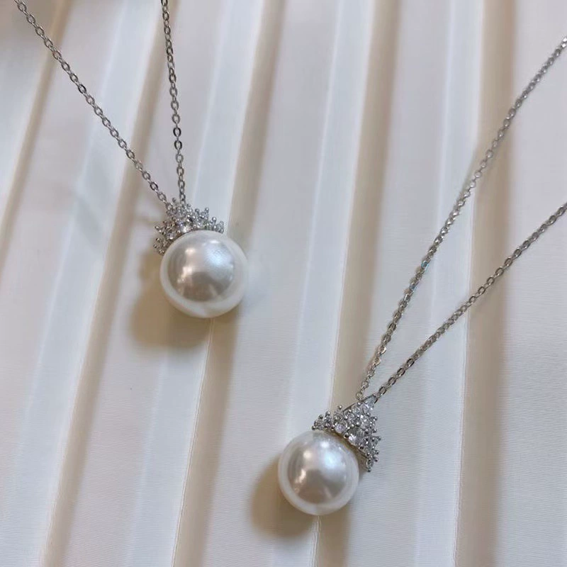 Drowd Raba та же корейская элегантная титановая стальная жемчужная цепочка ключицы