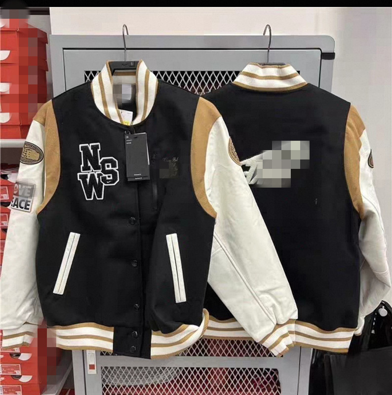 2025 Spring and Autumn New Original Letter Embroidery Unisex Jacket Jennie Style Baseball Jacket
