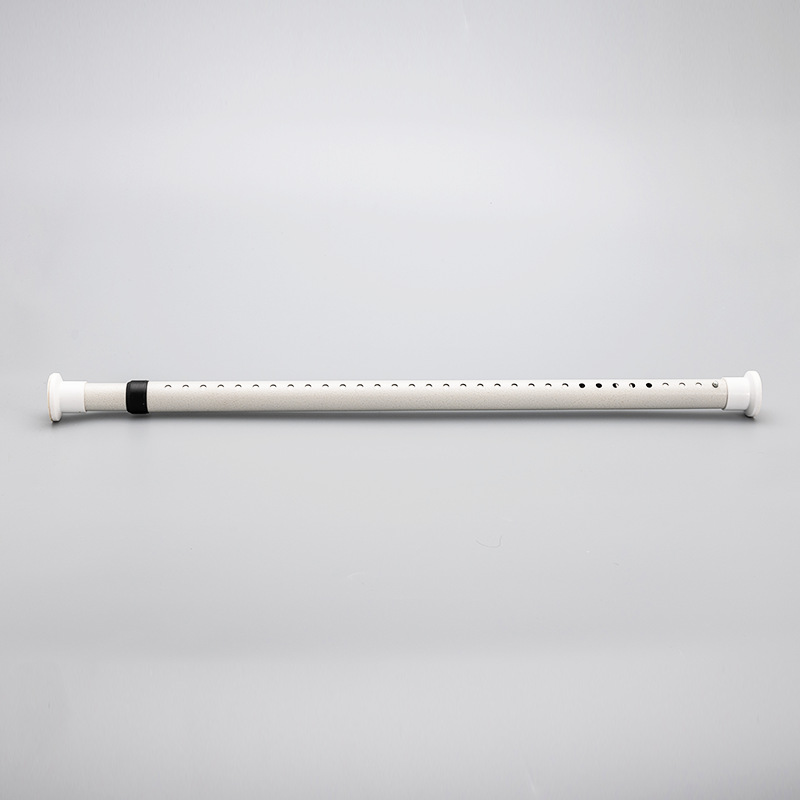 Barra telescópica sin punzonado barra de cortina estante de secado accesorios de cortina soporte Barra de la Bahía ventana dormitorio barra de la cortina baño Barra telescópica