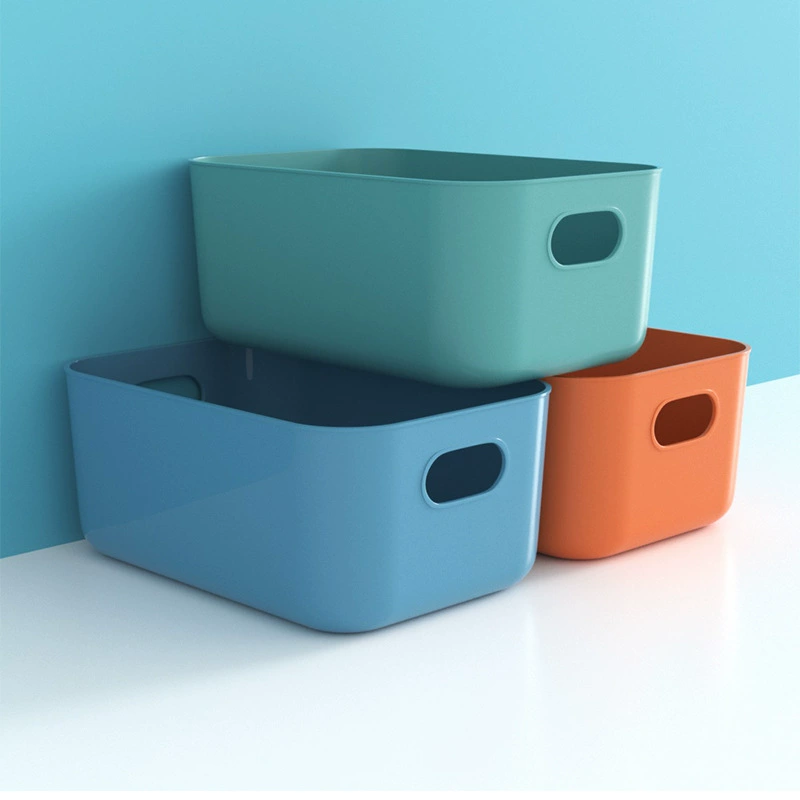Настольный ящик для хранения косметики корзина для хранения закусок кухонная Органайзер бытовой ящик пластиковый ящик для хранения