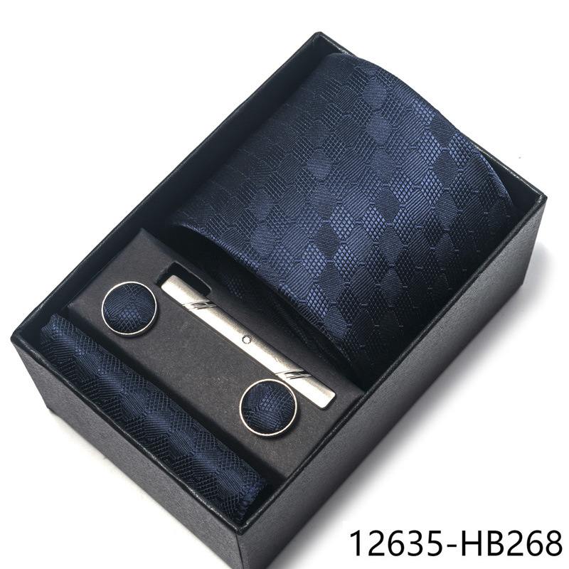 Coffret cadeau de couleur nette pour hommes, 1200 aiguilles, ensemble de robe d'affaires de groupe, cravate de mariage, usine_voghion.com