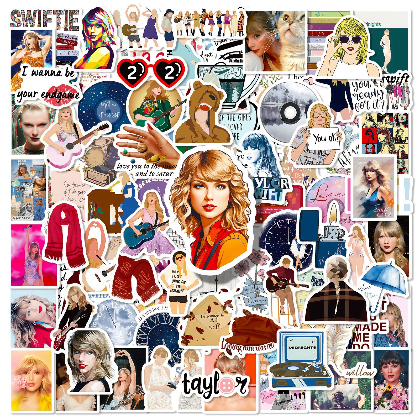 100 наклейки Taylor Cross -border Новый певец Taylor Swift