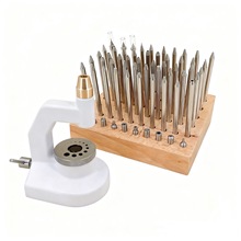 修表工具5285表冲 撞针 60支装配底座冲针机 名表维修装冲机套装