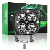 Автомобильный светодиодный рабочий фонарь 4LED 40W прожектор для модифицированных внедорожников, свет для инженерной техники, вспомогательный свет.
