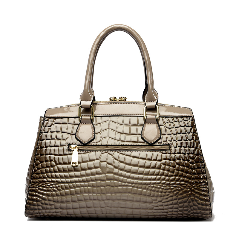 Big bag Boston Women's bag fashion light luxury middle-aged mother bag shoulder messenger handbag_voghion.com