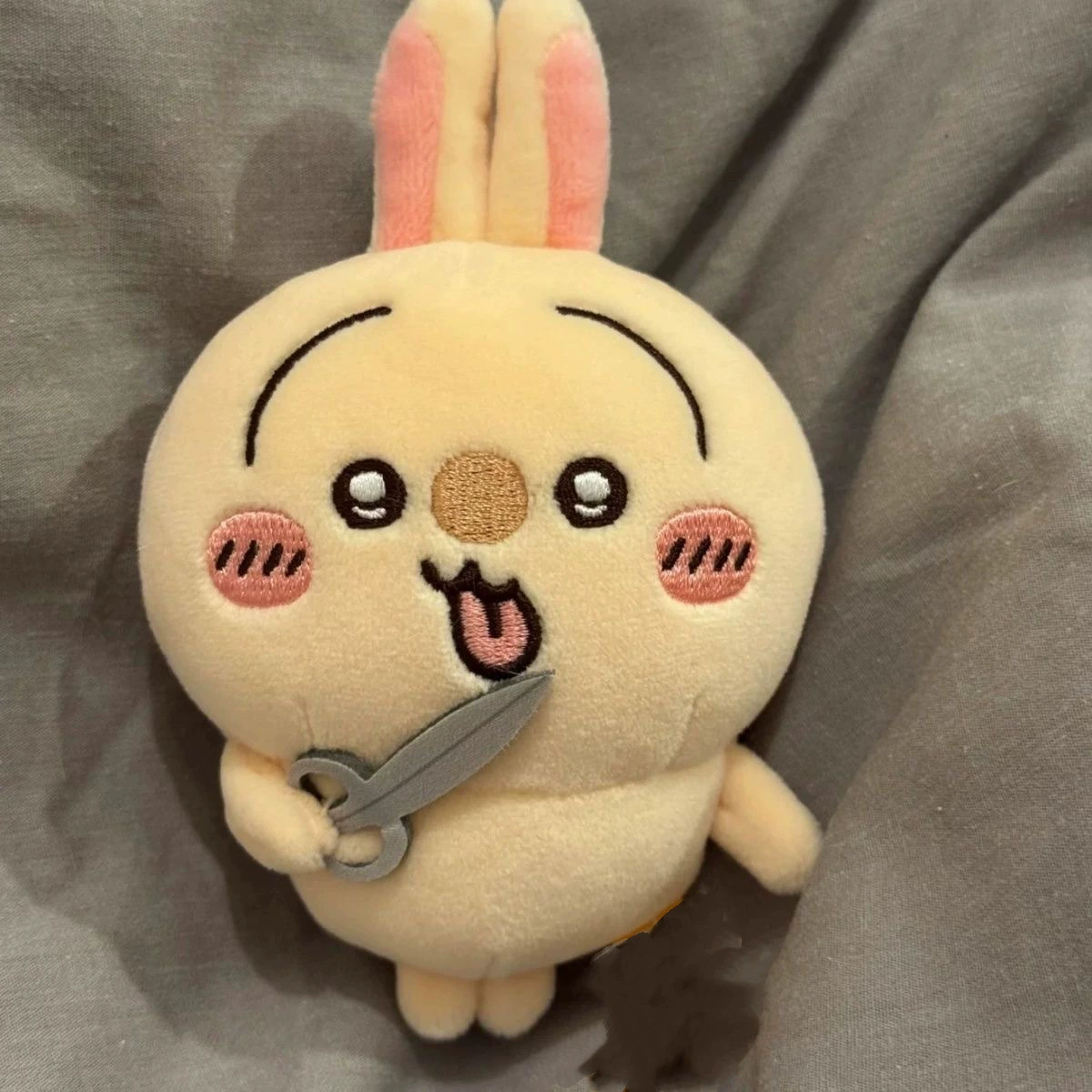 Chiikawa Jikawa ножницы Usachi лизать нож Usachi подвеска пицца булочка Usachi подвеска