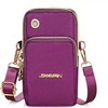 Nylon chain with zipper, mobile phone, bag strap, wallet one shoulder