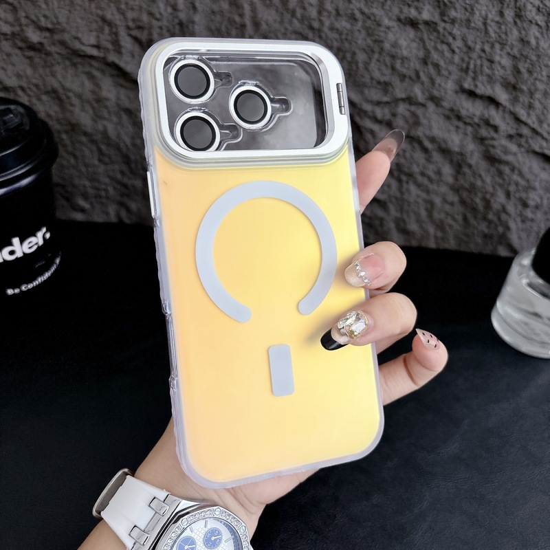 IMD磁吸镜头支架适用iPhone17promax防摔镜头膜苹果16全包手机壳|undefined