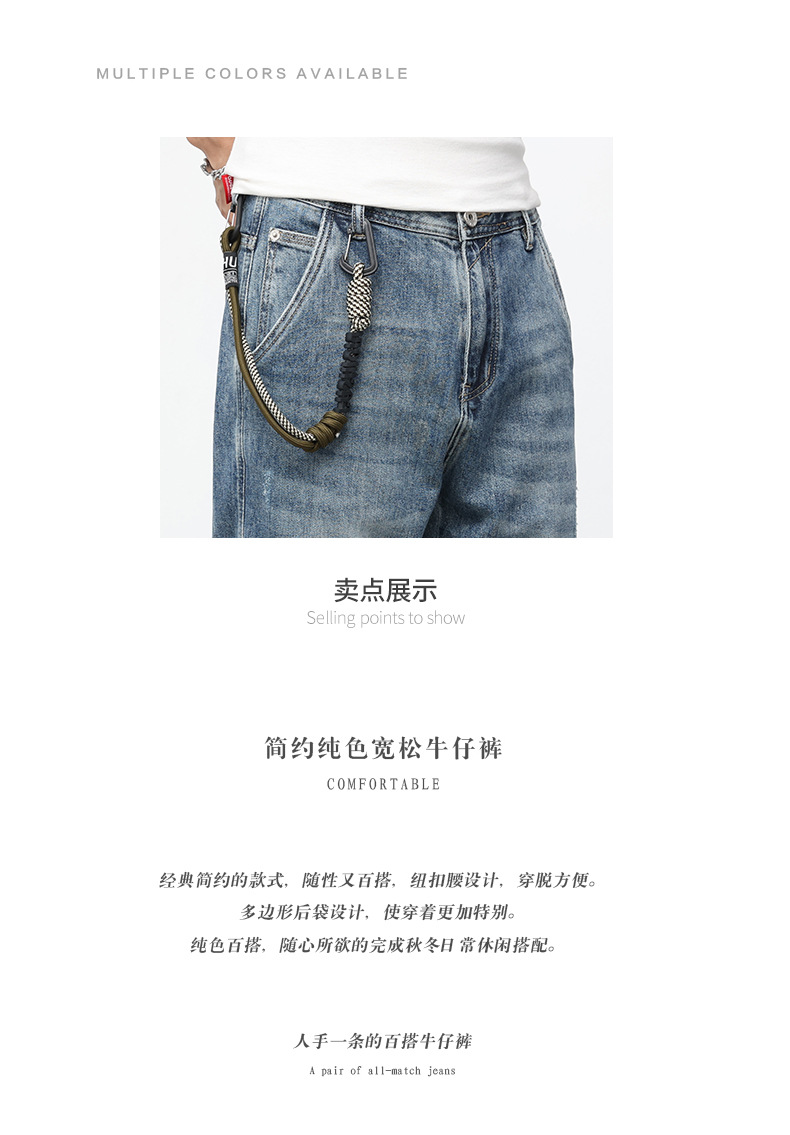 D5133 1160K QUẦN NAM WESENIN MÙA XUÂN THU ĐÔNG PHỤC CỔ CỔ ĐIỂN THỜI TRANG NAM JEAN BÒ G04 SẢN PHẨM MỚI