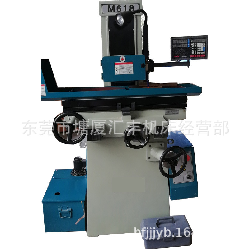 厂家供应  高功能卧轴矩台M618精密平面磨床 明美小型手动金属磨