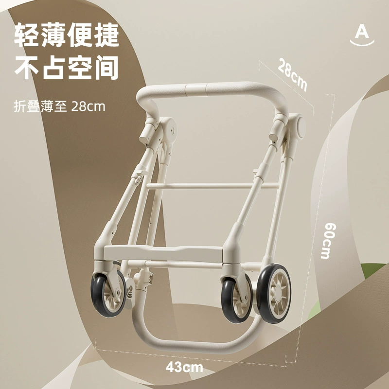 唐皮爸爸 Children's ultra light foldable simple small walk stroller to go out