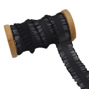 Spot 2cm3cm stretch yarn with snow yarn lace elastic bow bride strap baby hair belt accessories color