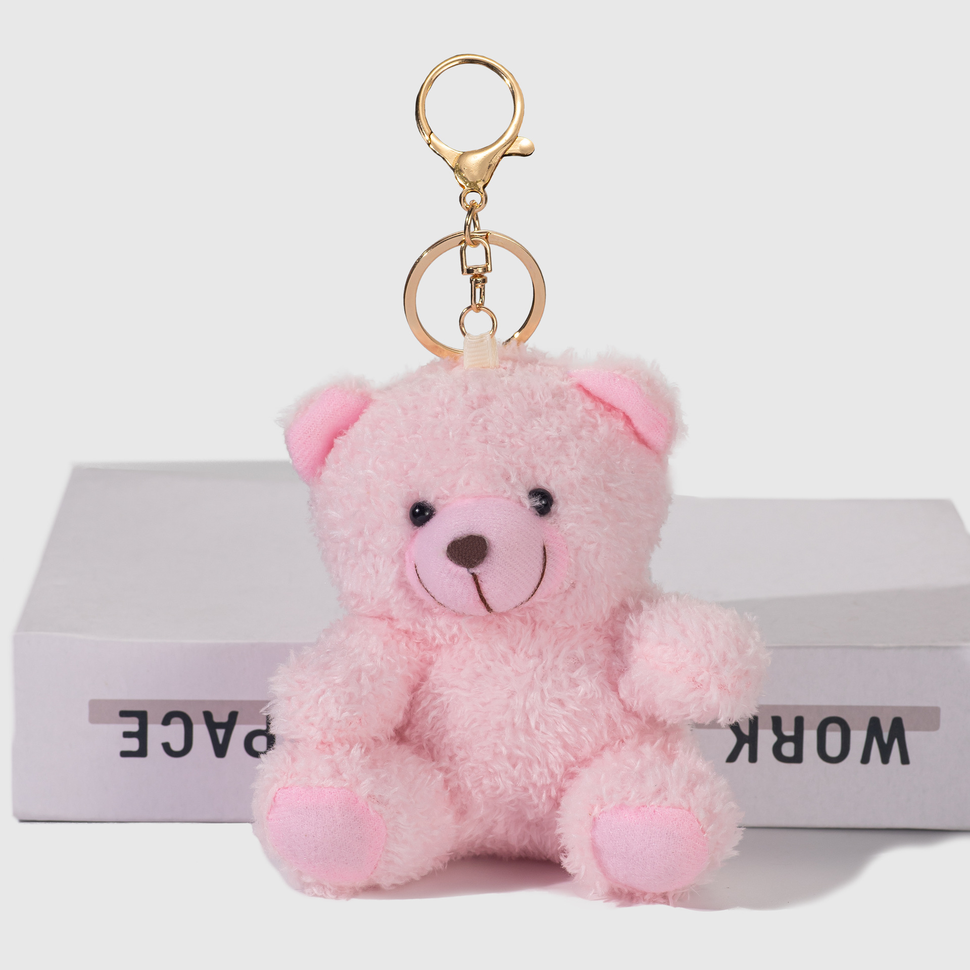 Cartoon peluche Teddy Bear bolso colgante llavero creativo accesorios de muñeca bolso colgante bolso