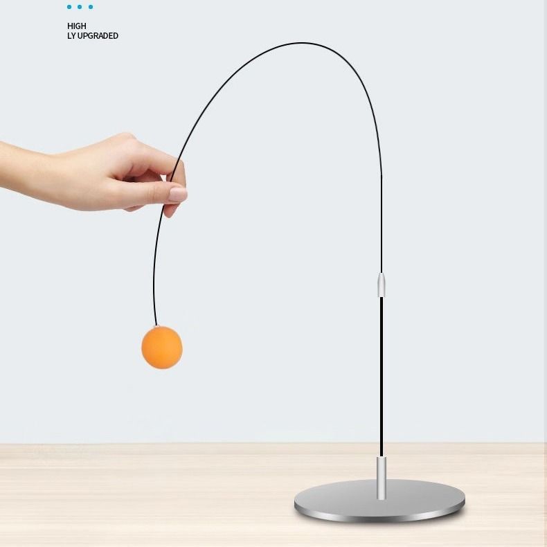 Upgraded Version of Table Tennis Training Device Elastic Flexible Shaft Self-Training Artifact Training Home Practice Gift