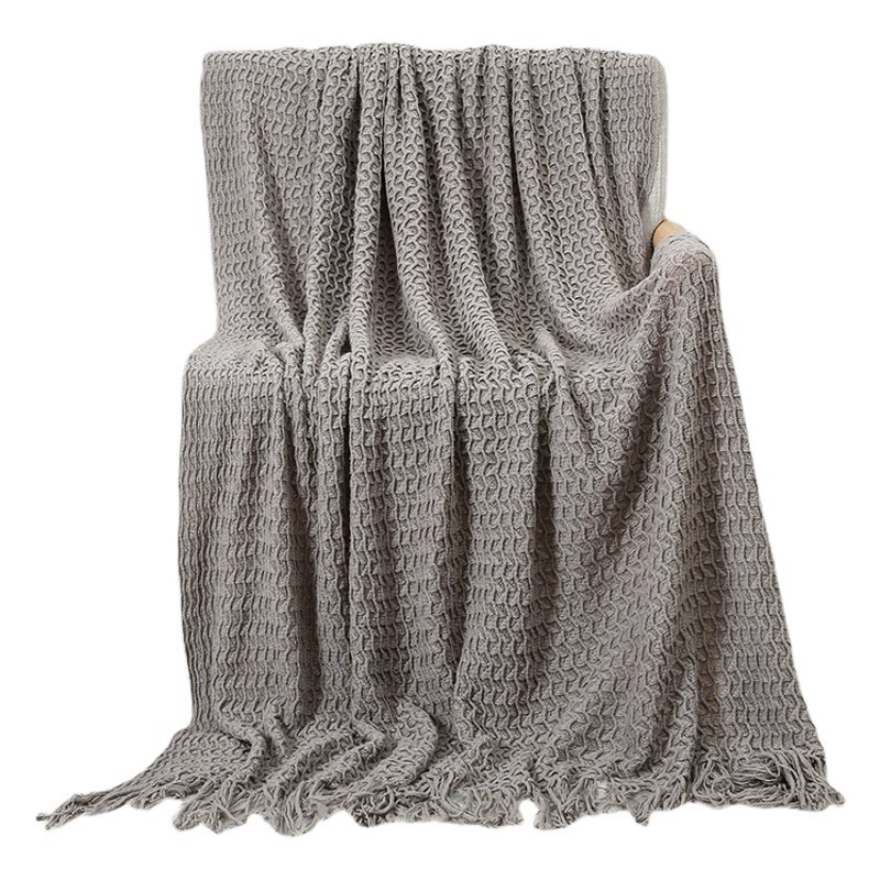 Одеяло Офисное ворсовое одеяло Летний обеденный перерыв Одеяло для кондиционирования воздуха Проживание в семье Одеяло на краю кровати Одеяло Вязаное одеяло для дивана