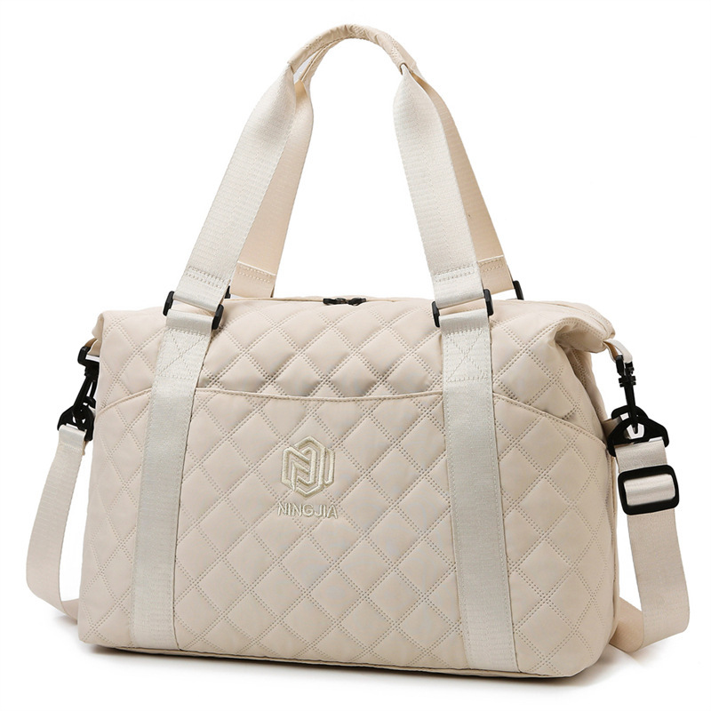 Bolsa de viaje transfronteriza Lingerie para mujeres ligera estilo coreano paquete de fitness de tramo inclinado sensación de gran capacidad bolsa de viaje