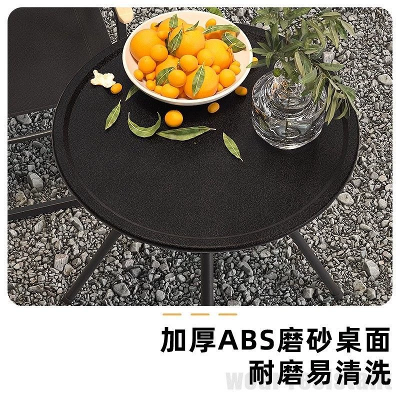 Manufacturer's generation can raise a small round table outdoor folding multi -functional small table portable single -layer camping table