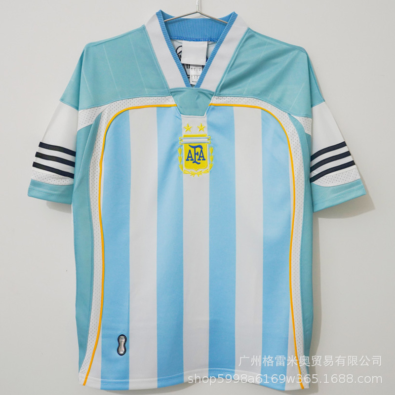27-26 Argentina Real Madrid Germany Retro Football Sports Training Casual Comfortable Cultural Breathable Long and Short Sleeve T-Shirt