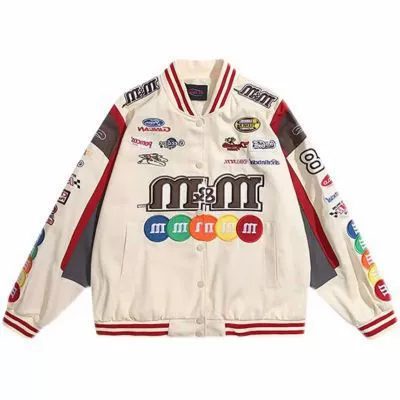 Removable retro jacket for beloved hip-hop style, baseball uniform, American style, oversize