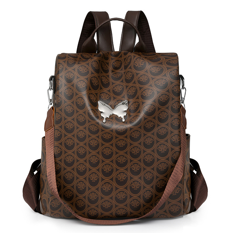 Mochila simple de todo fósforo para mujer moda casual de gran capacidad mochila antirrobo bolso ligero de un solo hombro al por mayor