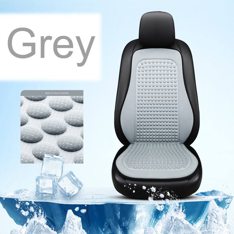 Universal – Cooling Silk Car Seat cushion, seat cover - x207-fashion-grey