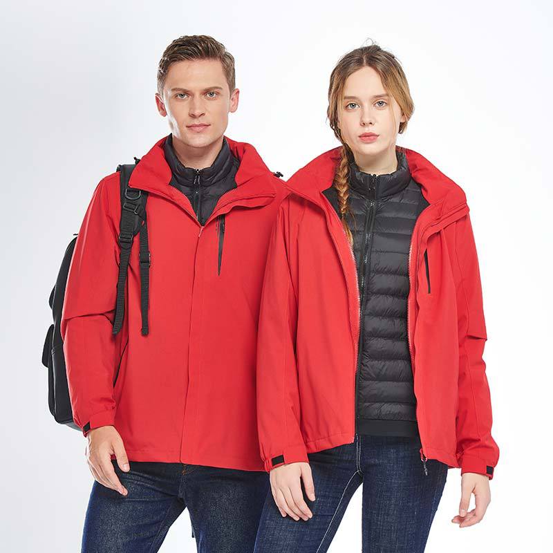 Windproof waterproof down jacket for men and women