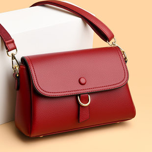 Shoulder bag, one-shoulder bag, small bag, genuine leather