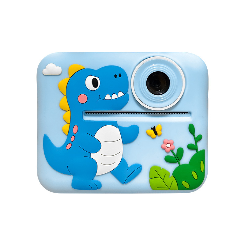 Nuevo producto delantero y trasero doble unicornio dinosaurio Santa Claus con patrón de cubierta de silicona fotocamera impresa