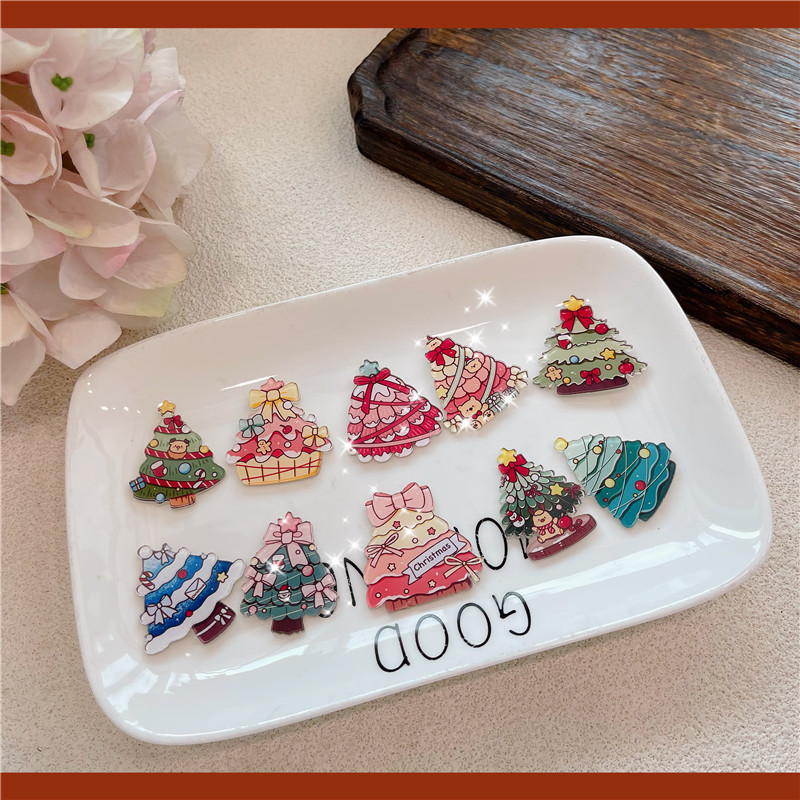 Christmas Christmas Tree Brooch Decorative Pins Holiday Gifts for Kids Accompanying Gift Clothes Bag Accessories Christmas Christmas Tree Brooch Decorative Pins Holiday Gifts for Kids Accompanying Gift Clothes Bag Accessories