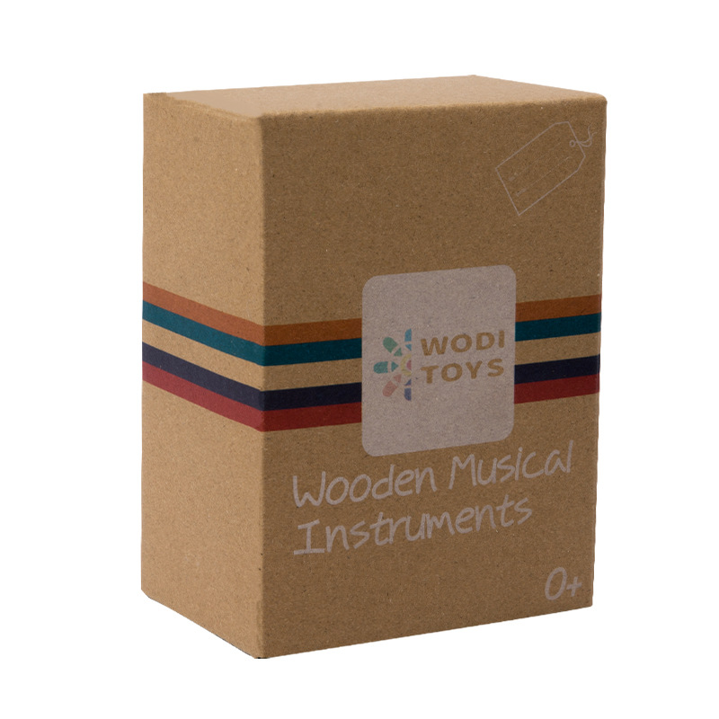 Montessori Early Education Madera Baby Orff Calmante Sonajero de mano Juego combinado de 6 piezas Juguetes educativos