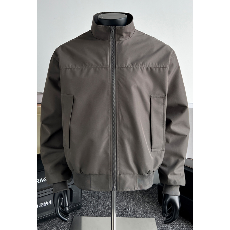 GTAL, giacca da baseball da uomo di alta qualità, stile bomber americano, con colletto rialzato, alla moda, di alta qualità_voghion.com