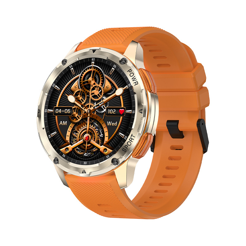 跨境新品AK59通話手錶 AMLOED 藍牙通話一鍵連接心率血氧運動小眾