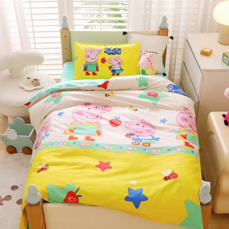 딸기페파피그 [100% 고품질 순면 원단 선택]