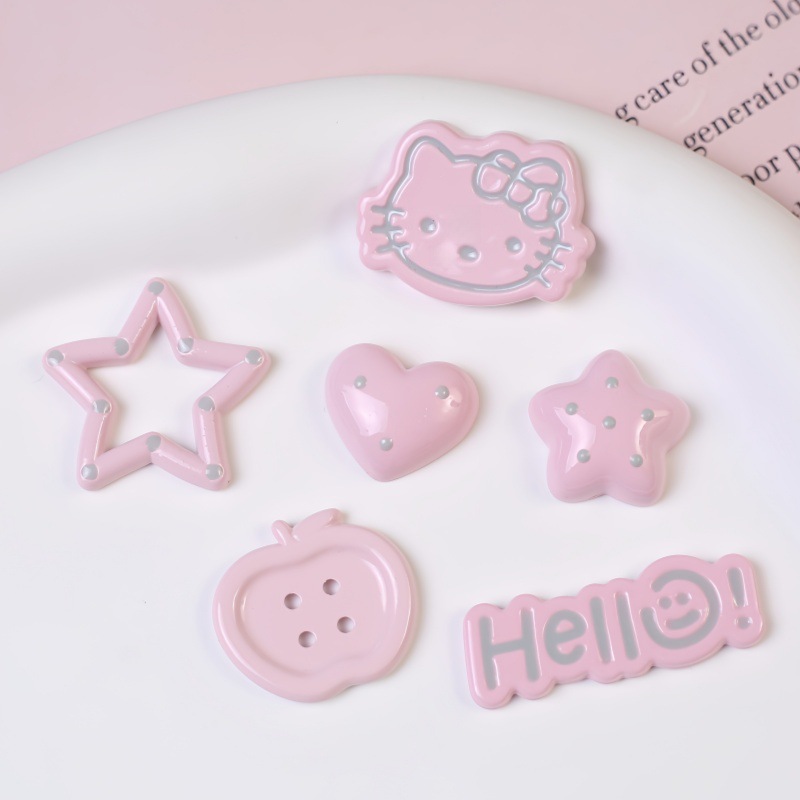 Hairgrip, accessories, cute set, hairpins, handle handmade, DIY 3