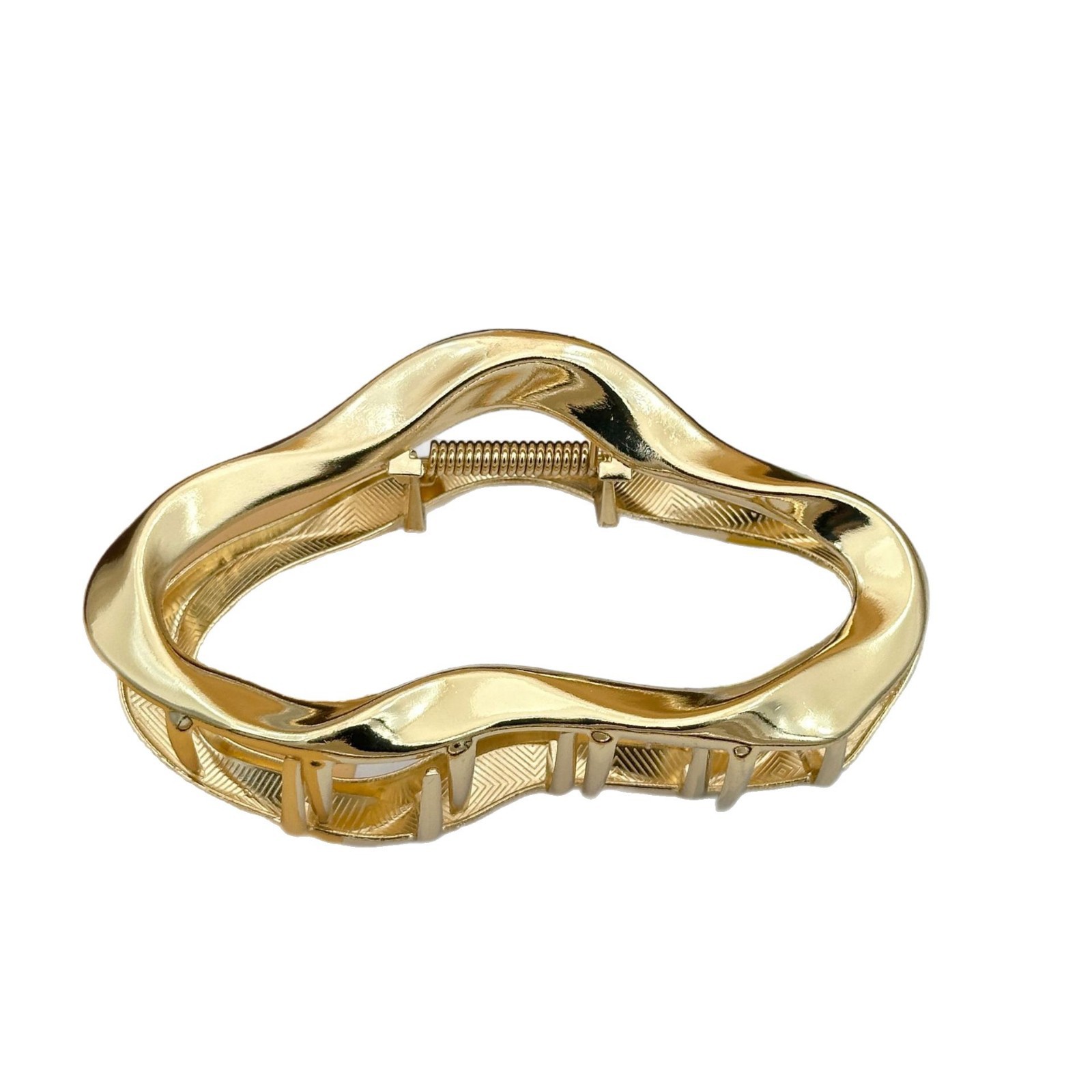 Pinza per capelli a forma di nuvola in metallo stile elegante_voghion.com