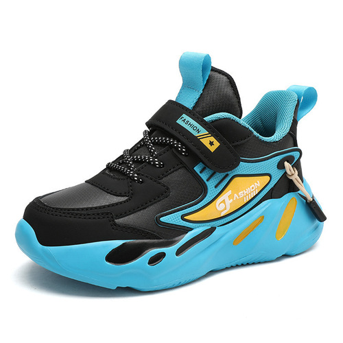 Hot-selling children's shoes for boys in spring and autumn, mesh breathable and non-slip platform soles, students 'casual running children's sports shoes