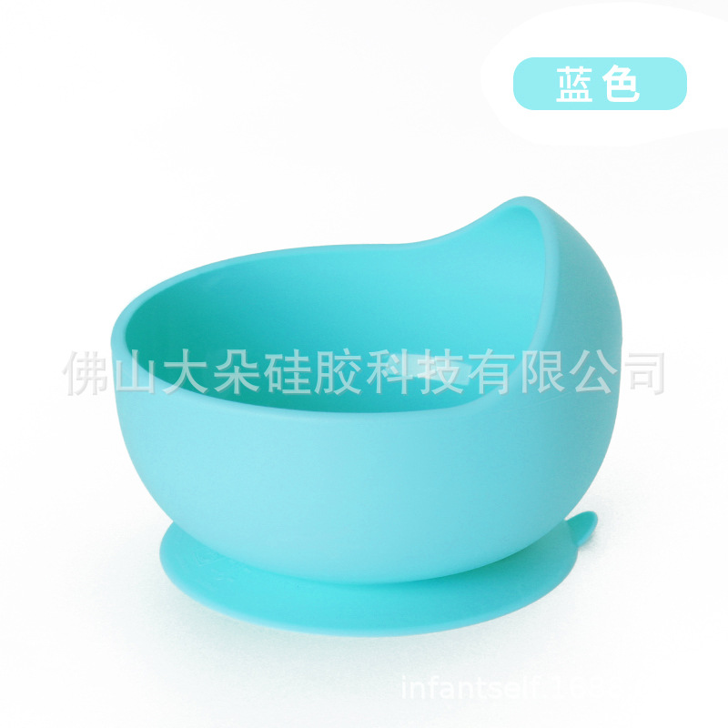 Precio bajo de la fábrica libre combinación de silicona bebé placa niños suplemento alimenticio tazón cuchara taza de agua babero traje