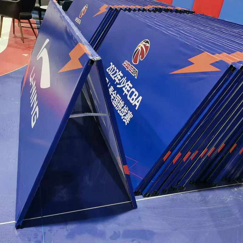 立式落地双面a字架折叠广告牌a型展架A字板围挡三角架展示架