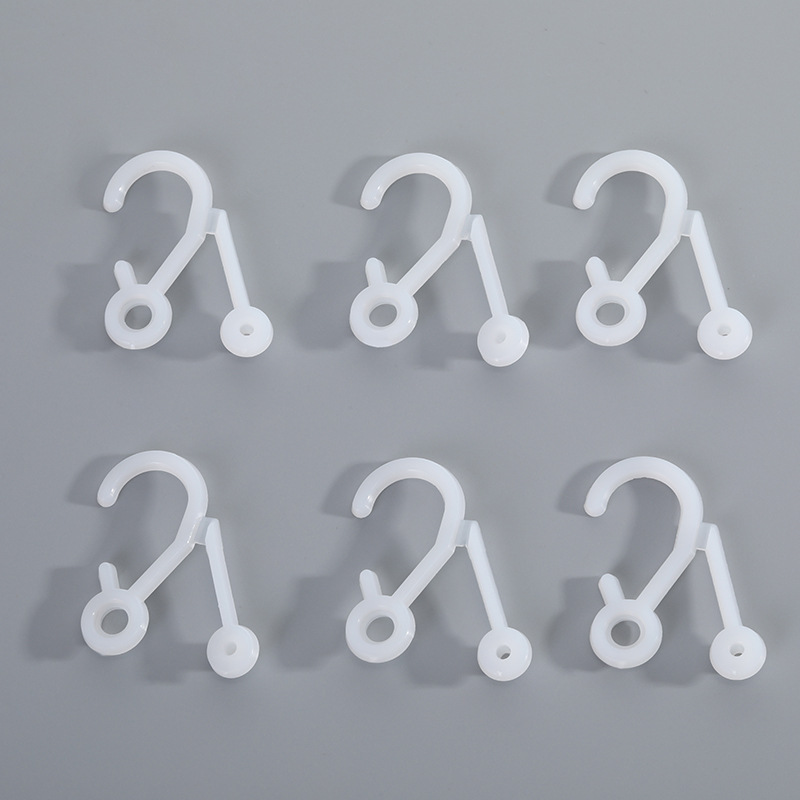 工厂直供 新款透明PE塑料布料袜子包装袋挂钩 飞机孔挂钩问号钩