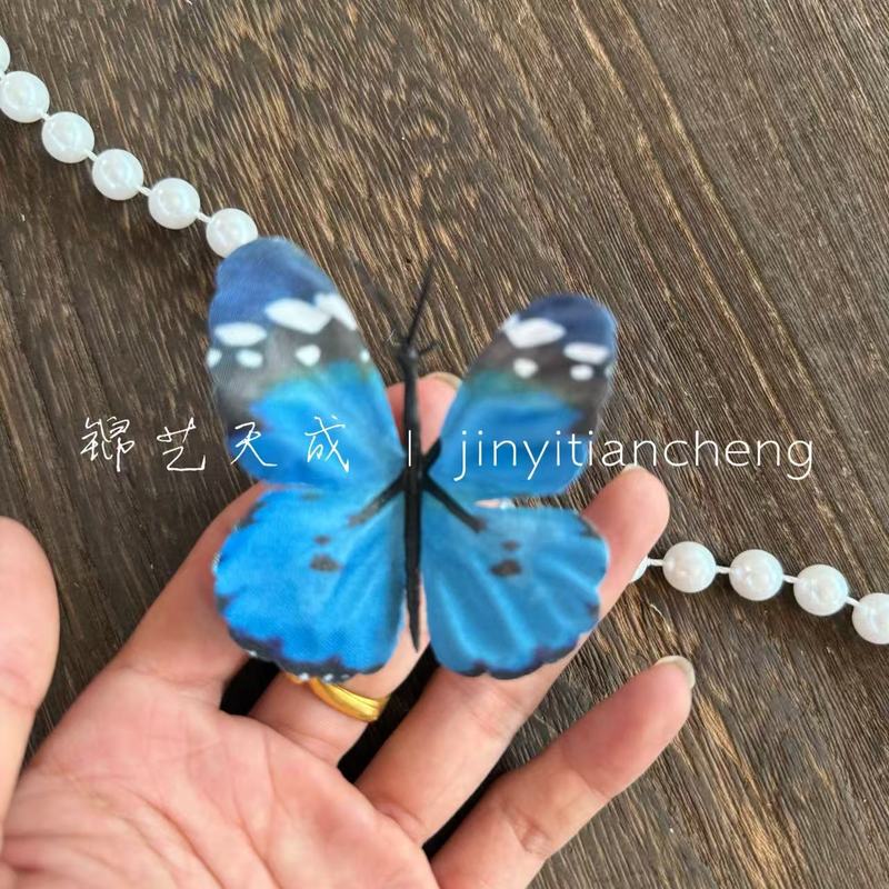 仿真蝴蝶 3d打印蝴蝶小红书爆款diy花朵材 蝴蝶花墙头饰鞋扣装饰|undefined