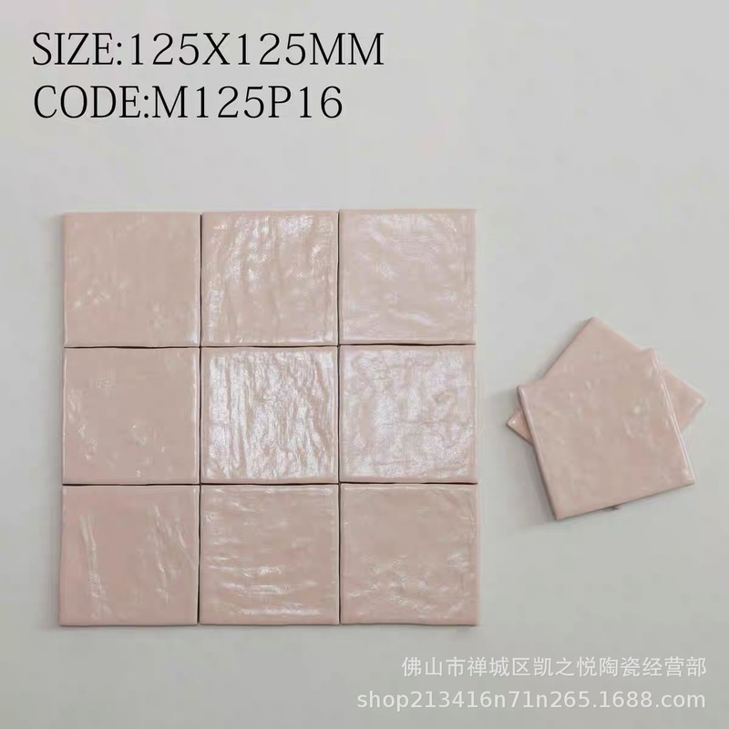 佛山珍珠釉瓷砖奶油白色欧美手工砖卫生间厨房墙砖浴室背景墙瓷砖|undefined