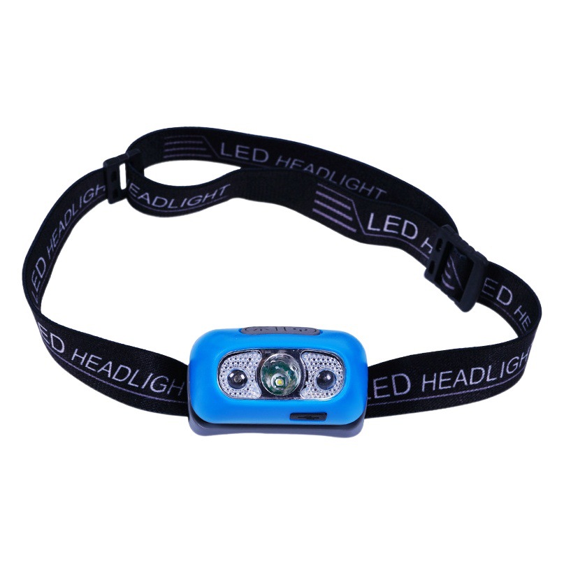 LED headlamp induction headlamp USB charging strong light headlamp waterproof infrared headlamp fishing gear wholesale